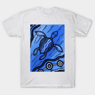 Aboriginal Art - Turtle New T-Shirt